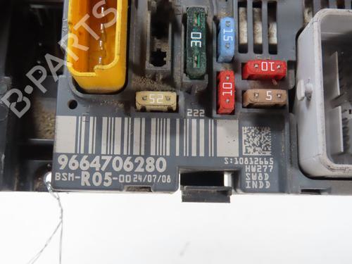 Fuse box CITROËN BERLINGO MULTISPACE (B9) 1.6 HDi 110 | BP27095271E1 