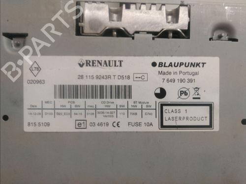 Radio RENAULT MEGANE III Coupe (DZ0/1_) 1.5 dCi (DZ0B) | BP15577781E6 