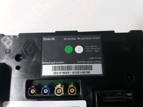 Used Display monitor Display monitor RENAULT CLIO III Grandtour (KR0/1_) 1.5 dCi (KR0G) (68 hp) 10314039 10314039