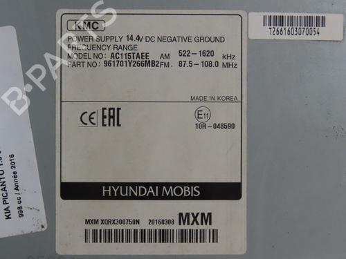 Radio KIA PICANTO II (TA) 1.0 | BP23161622E6