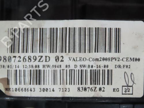 Used Steering column stalk PEUGEOT 308 SW II (LC_, LJ_, LR_, LX_, L4_) 1.6 HDi / BlueHDi 115 (LCBHXM, LCBHXT) (115 hp) 28712473
