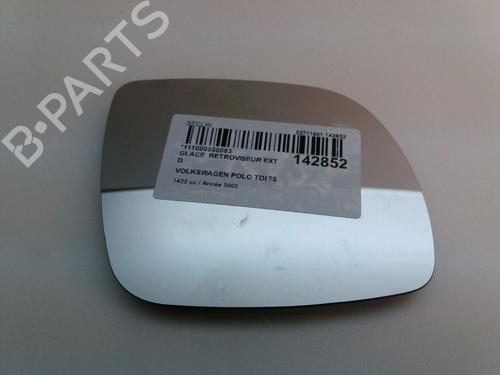 Used Right mirror glass VW POLO (6N2) 1.4 TDI (75 hp) 14897799