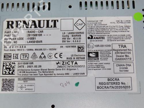 Radio DACIA SANDERO III 1.0 TCe 90 | BP31692518E6 - Image 5