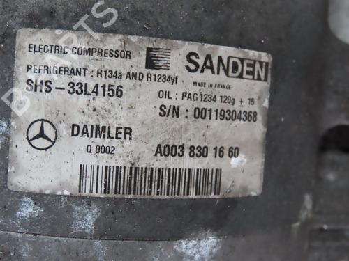 AC compressor MERCEDES-BENZ E-CLASS (W212) E 300 Hybrid / BlueTEC Hybrid (212.098) | BP29494446M34 