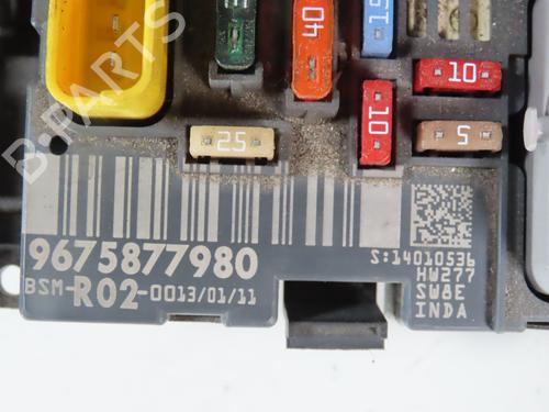 Fuse box CITROËN C4 Picasso I MPV (UD_) 1.6 HDi 110 | BP30048024E1 