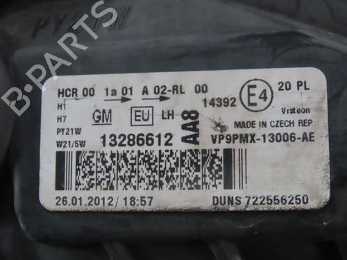 Left headlight OPEL MERIVA B MPV (S10) 1.7 CDTI (75) | BP37454374C28 - Image 2
