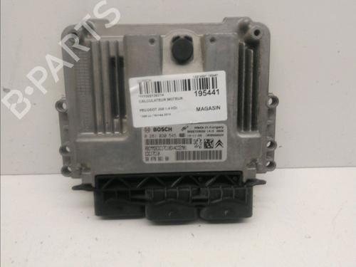 Used Engine control unit (ECU) PEUGEOT 208 I (CA_, CC_) 1.4 HDi (68 hp) 15395790