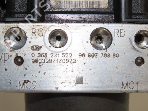 ABS pump PEUGEOT PARTNER MPV (5_, G_) 1.6 HDi 75 | BP31140845M43 