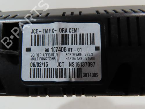 Display monitor CITROËN C3 II (SC_) 1.2 VTi 82 | BP16980093C48 