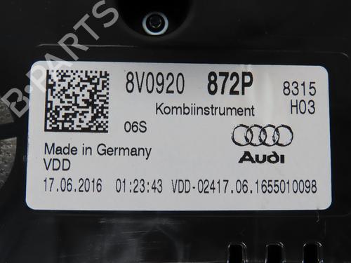 Instrument cluster AUDI A3 Sportback (8VA, 8VF) 1.6 TDI | BP31692515C47