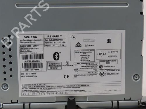 Bilradio DACIA SPRING EV (B6M1) | BP37454286E6 - Image 2