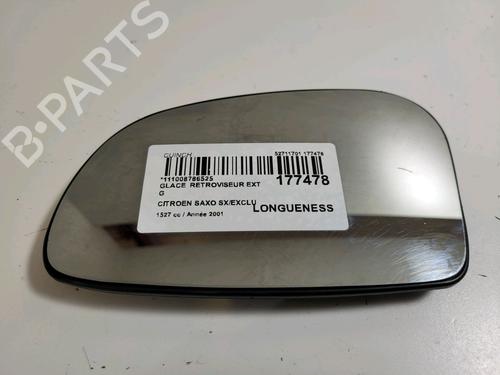 Used Left mirror CITROËN SAXO (S0, S1) 1.5 D (58 hp) 14898043