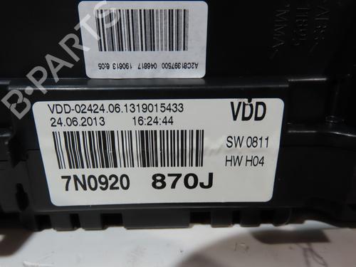 Used Instrument cluster Instrument cluster VW SHARAN (7N1, 7N2) 2.0 TDI (140 hp) 18277389 18277389
