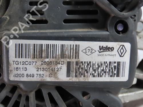Alternator RENAULT MEGANE III Hatchback (BZ0/1_, B3_) 1.2 TCe (BZ2B, BZ11) | BP29494426M7 