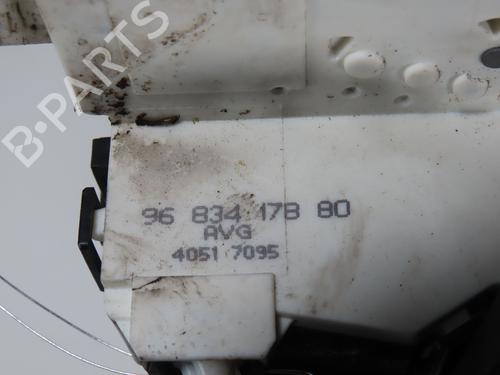 Front left lock PEUGEOT 407 (6D_) 1.6 HDi 110 (6D9HZC, 6D9HYC) | BP31179496C98