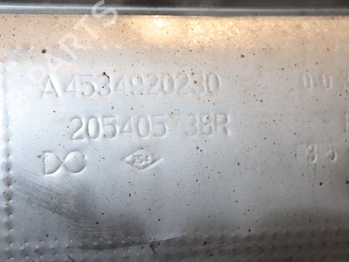 Used Exhaust system RENAULT TWINGO III (BCM_, BCA_) 1.0 SCe 70 (71 hp) 29621695