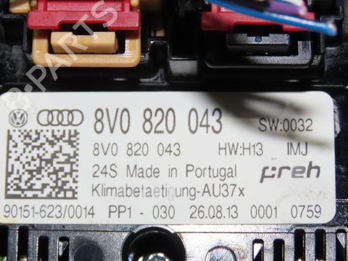 Used Climate control AUDI A3 Sportback (8VA, 8VF) 1.4 TFSI (122 hp) 24487668