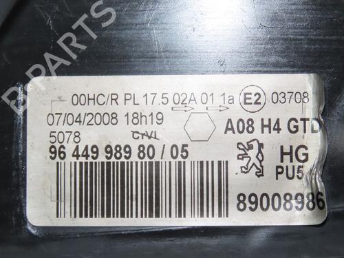 Left headlight PEUGEOT 1007 (KM_) 1.6 HDi | BP23164854C28 