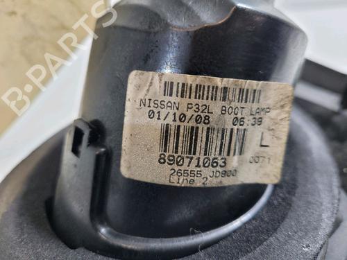 Used Left tailgate light NISSAN QASHQAI I (J10, NJ10) 1.5 dCi (106 hp) 9033621