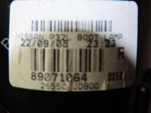 Right tailgate light NISSAN QASHQAI / QASHQAI +2 I (J10, NJ10, JJ10E) 1.5 dCi | BP17382437C80 