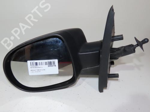 Ryggespeil venstre RENAULT TWINGO II (CN0_) 1.2 16V (CN04, CN0B) (75 hp) 23163305