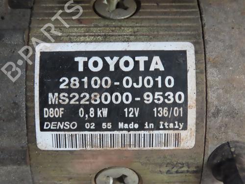 Startmotor TOYOTA YARIS (_P1_) 1.0 (SCP10_, SCP10R) | BP29901566M8