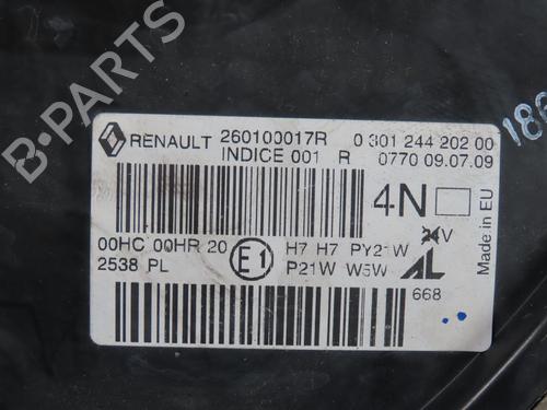 Right headlight RENAULT MEGANE III Hatchback (BZ0/1_, B3_) 1.5 dCi | BP28572659C29 