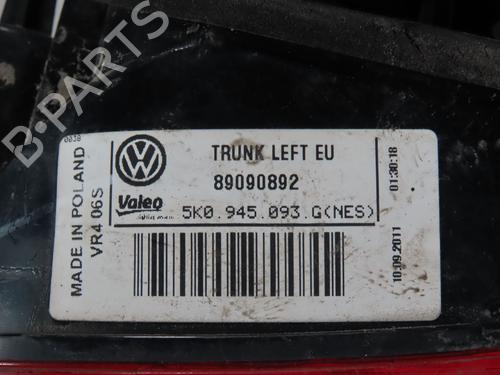Left tailgate light VW GOLF VI (5K1) 1.6 TDI | BP31055529C79 