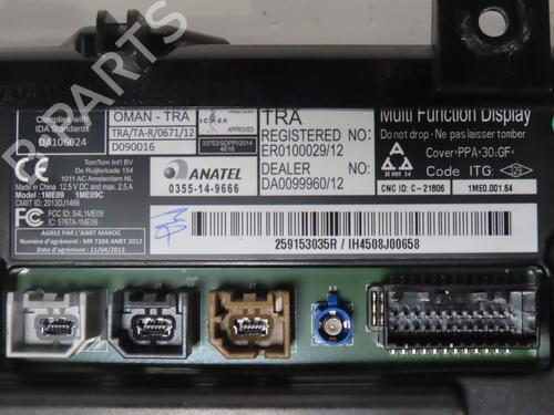 Used Display monitor RENAULT CAPTUR I (J5_, H5_) 1.3 TCe 150 (J5NK, J5JS) (150 hp) 30333252