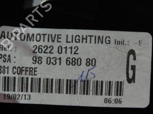 Feu de coffre gauche DS DS 5 (KF_) Hybrid4 (200 hp) 29344773