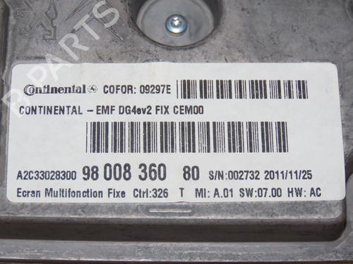 Display monitor CITROËN C4 II (NC_) 1.6 HDi 90 | BP29758788C48 