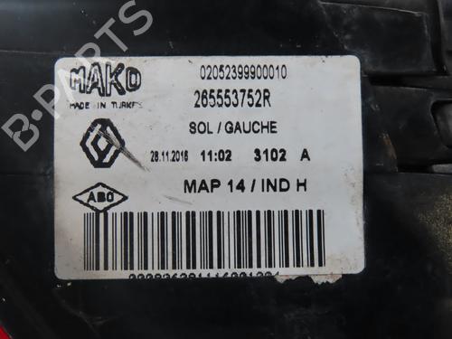 Used Left taillight Left taillight RENAULT CLIO IV (BH_) 1.5 dCi 75 (75 hp) 33835914 33835914