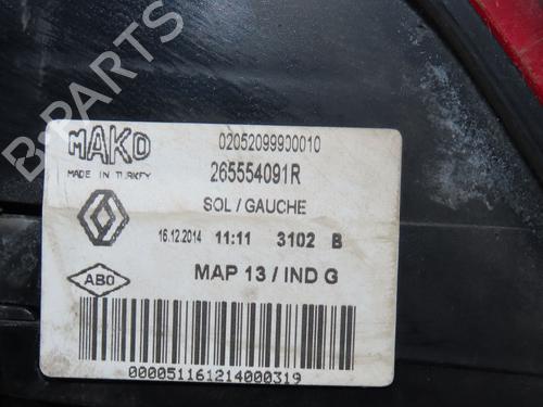 Left taillight RENAULT CLIO IV (BH_) 1.5 dCi 75 | BP24489979C34 