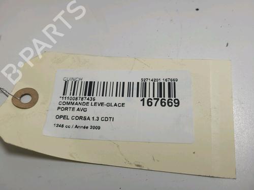Used Left front window switch Left front window switch OPEL CORSA D (S07) 1.3 CDTI (L08, L68) (75 hp) 9025130 9025130