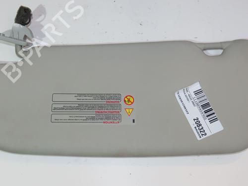 Used Right sun visor NISSAN QASHQAI / QASHQAI +2 I (J10, NJ10, JJ10E) 1.5 dCi (103 hp) 27373495