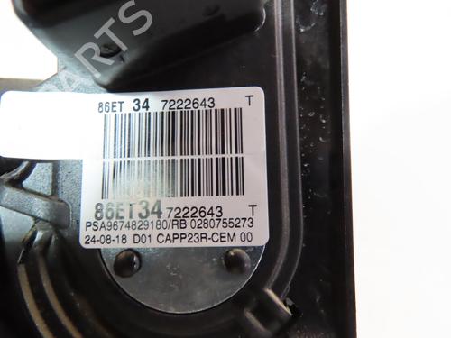 Pedal PEUGEOT 3008 II SUV (MC_, MR_, MJ_, M4_) 2.0 BlueHDi 180 | BP18732833I4 