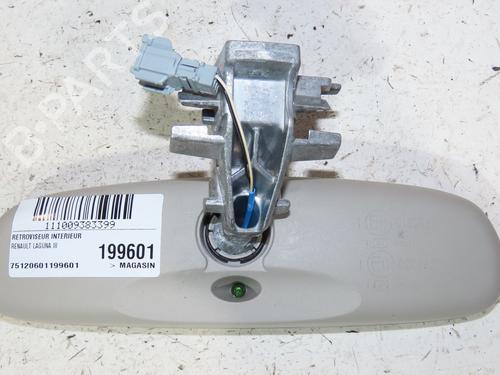 Rétroviseur intérieur RENAULT LAGUNA Coupe (DT0/1) 2.0 dCi (DT01, DT08, DT09, DT0K, DT12, DT1C, DT1D, DT1M,... (150 hp) 23215443