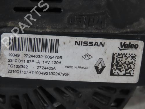 Generator DACIA SANDERO II 1.0 SCe 75 (B8JC, B8JD, B8NC) | BP24486622M7 