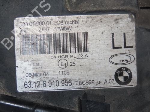 Right headlight BMW 3 (E46) 318 d | BP29819222C29