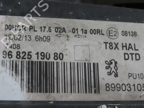 Right headlight PEUGEOT 5008 (0U_, 0E_) 1.6 HDi | BP29901690C29