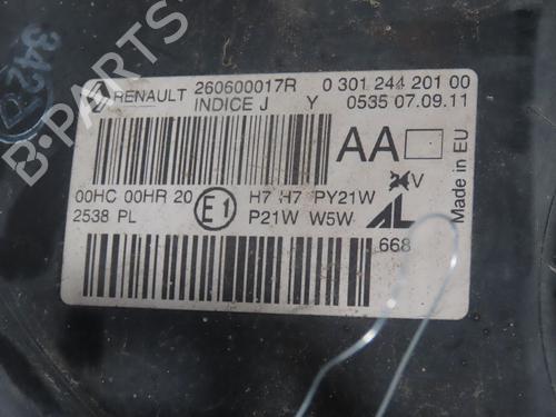 Left headlight RENAULT MEGANE III Hatchback (BZ0/1_, B3_) 1.5 dCi (BZ09, BZ0D, BZ1W, BZ29, BZ14) | BP40026856C28 - Image 2