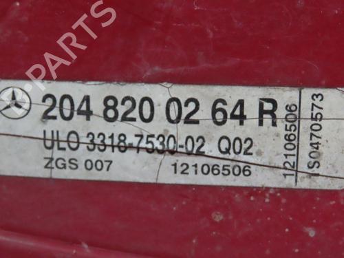 Used Right taillight MERCEDES-BENZ C-CLASS (W204) C 350 CDI (204.022) (224 hp) 29293968