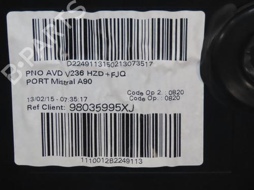 Used Front right panel PEUGEOT 208 I (CA_, CC_) 1.6 GTi (200 hp) 24966615