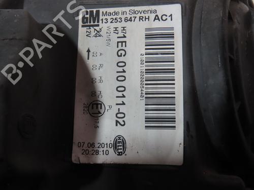 Used Right headlight Right headlight OPEL ASTRA J (P10) 1.3 CDTI (68) (95 hp) 33187907 33187907