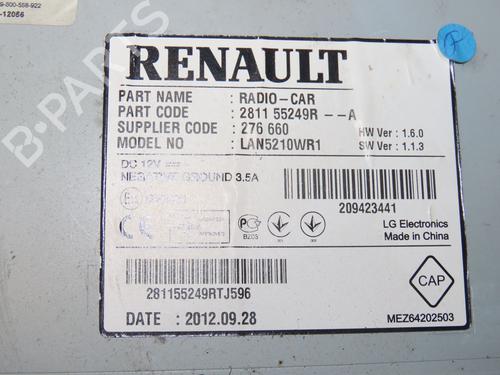 Radio RENAULT CLIO IV (BH_) 1.5 dCi 90 | BP24419871E6 
