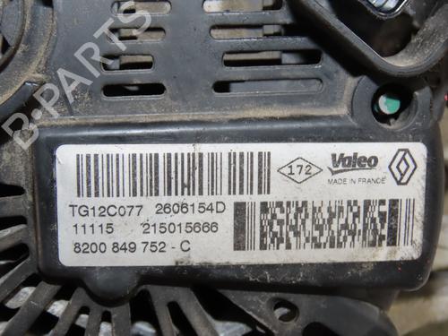 Alternator RENAULT MEGANE III Hatchback (BZ0/1_, B3_) 1.2 TCe (BZ16, BZ28) | BP30798179M7 