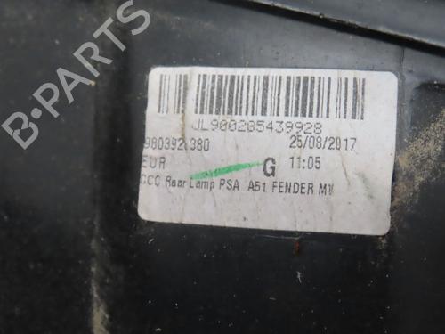 Left taillight CITROËN C3 II (SC_) 1.0 VTi 68 | BP38428767C34 - Image 2