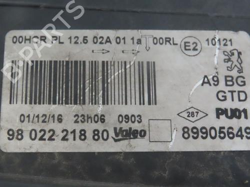 Left headlight PEUGEOT 208 I (CA_, CC_) 1.2 VTi 68 / PureTech 68 | BP29196416C28 