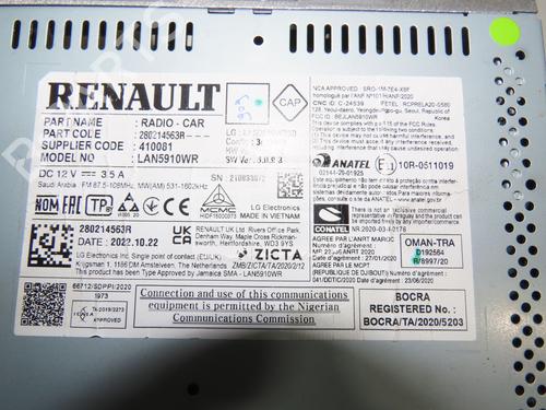 Radio DACIA SANDERO III 1.0 TCe 90 | BP15842506E6 