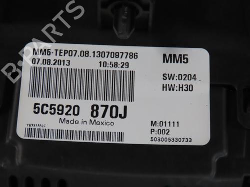 Instrument cluster VW BEETLE Convertible (5C7, 5C8) 2.0 TSI | BP33860057C47 - Image 4